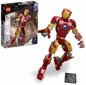 Image of LEGO Marvel Iron Man Figure Building Toy Infinity Saga 76206