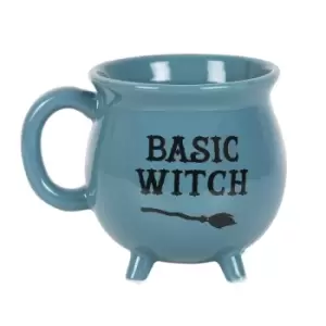 Image of Basic Witch Ceramic Blue Cauldron Mug