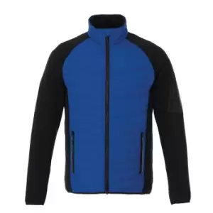 Image of Elevate Mens Banff Hybrid Insulated Jacket (L) (Blue)