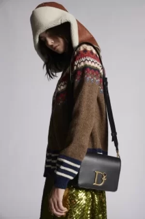 Image of DSQUARED2 Women Shoulder bag Black Size OneSize 100% Calfskin