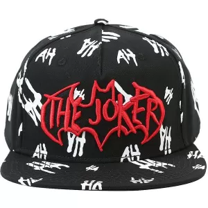 Image of DC The Joker Embroidered Cap - Black