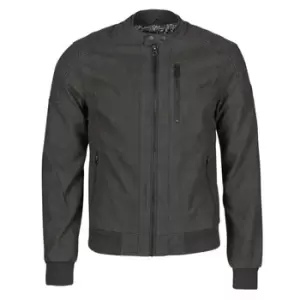 Image of Kaporal KYRO mens Leather jacket in Black - Sizes XXL,S