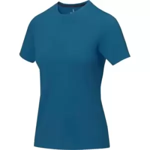 Image of Elevate Womens/Ladies Nanaimo Short Sleeve T-Shirt (M) (Tech Blue)