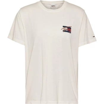 Image of Tommy Jeans Vintage Bronze T Shirt - Snow White