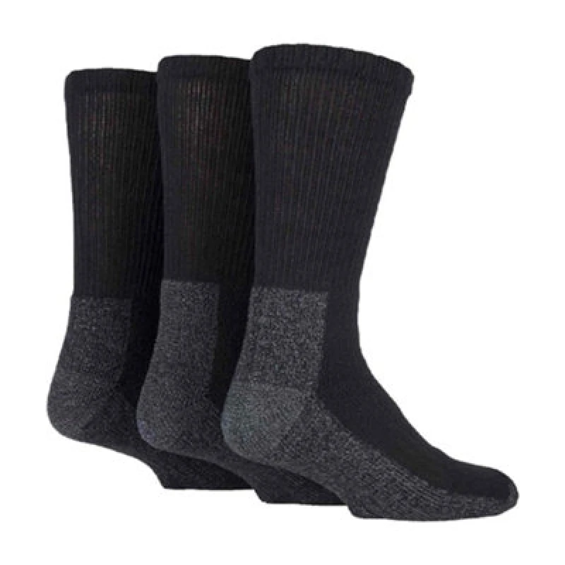 Image of Workforce 3 Pack Heavy Duty Work Socks - 12-14 - Wfh093
