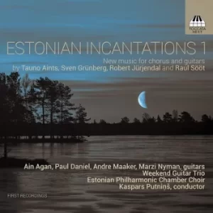 Image of Estonian Incantations 1 New Music for Chorus and Guitars by Tauno Aints CD Album