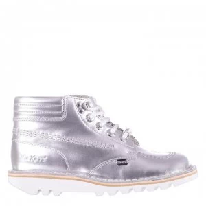 Image of Kickers Throwback Boots - Silver