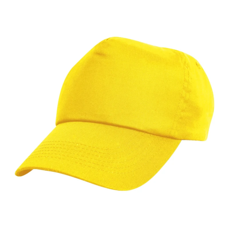 Image of Result Result Men Cotton Baseball Cap in Yellow Yellow One Size Male 5063527361349