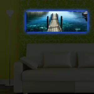 Image of 3090DACT-45 Multicolor Decorative LED Lighted Canvas Painting