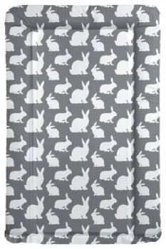 Image of My Babiie Changing Mat Grey Rabbits