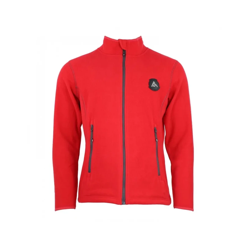Image of Full-zip fleece Peak Mountain Rouge Male L