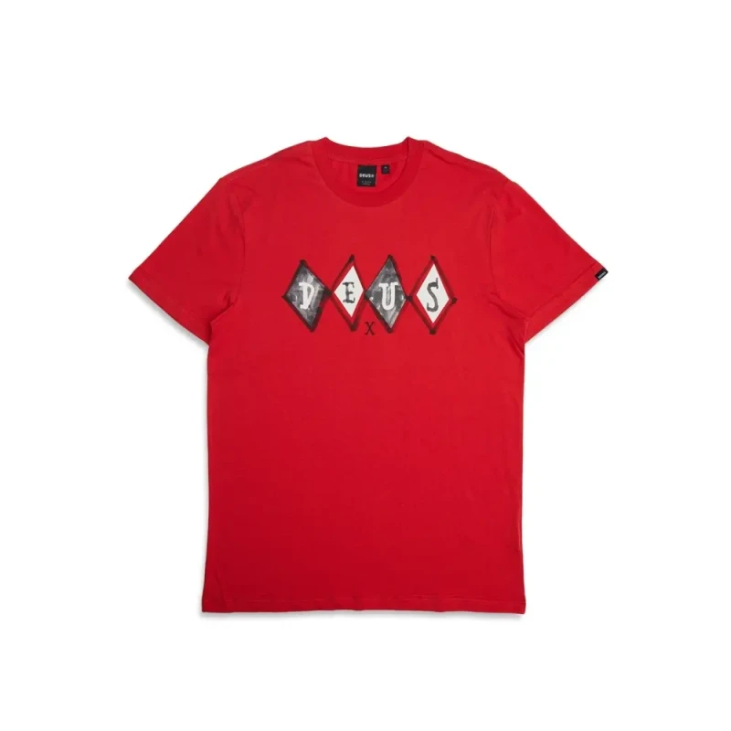 Image of Deus Ex Machina T-Shirt Deus Ex Machina Full House Rouge Unisex S