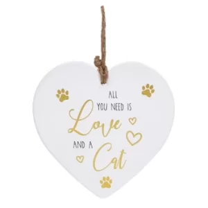 Image of Golden Sentiments Heart Cat