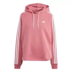 Image of adidas Maternity Over-the-Head Hoodie Womens - Pink Strata / White