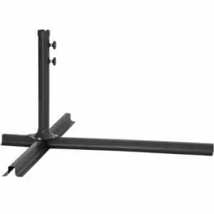 Image of Tectake Cantilever Parasol 350cm With Protective Sleeve Grey