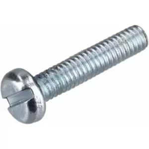 Image of R-tech - 337009 Slotted Pan Head Machine Screws bzp M2.5 12mm - Pack Of 100
