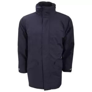 Image of Result Mens Core Winter Parka Waterproof Windproof Jacket (S) (Navy Blue)