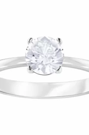 Image of Ladies Swarovski Jewellery Attract Solitaire Ring Size N 5368542