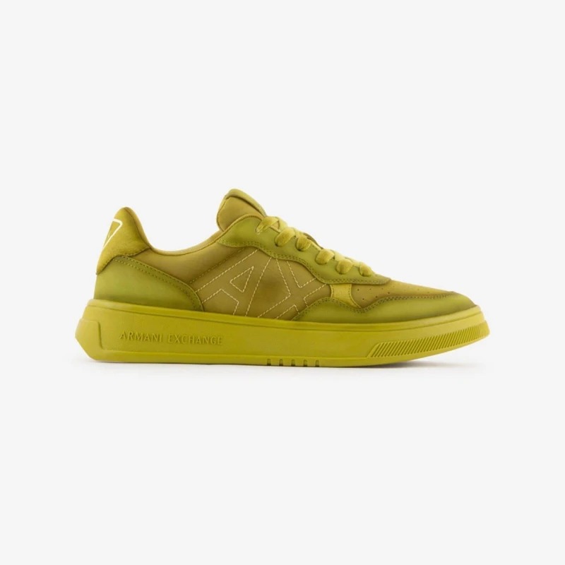 Image of Armani Exchange Trainers Yellow male UK 5