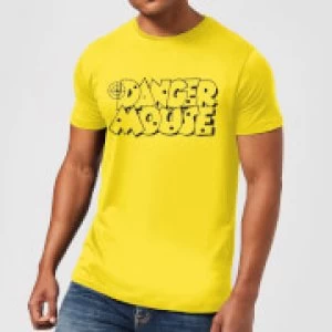 Image of Danger Mouse Target Mens T-Shirt - Yellow - S