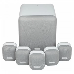 Image of Monitor Audio Mass 5.1 Gen 2 Surround Sound Speaker System in Mist White Includes 5 Year Warranty