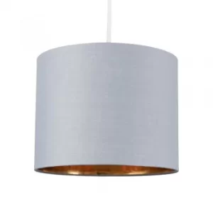 Image of Reni Small Pendant Shade in Grey and Gold