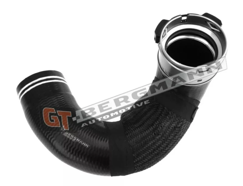 Image of GT-BERGMANN GT52-373 Turbocharger Hose with quick couplers, Polychloroprene (Neoprene) Polychloroprene (Neoprene) Charger Intake Hose (3314)