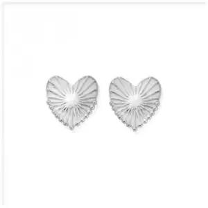 Image of ChloBo SEST3216 Glowing Beauty Silver Stud Earrings Jewellery