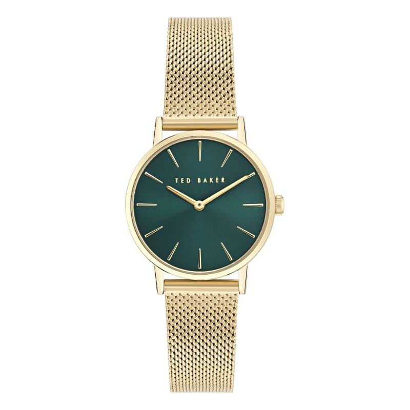 Image of Ted Baker Staciie Quartz Analogue Watch Gold unisex One Size
