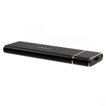 Image of Akasa External USB 3.1 M.2 SSD Aluminum Enclosure - Black