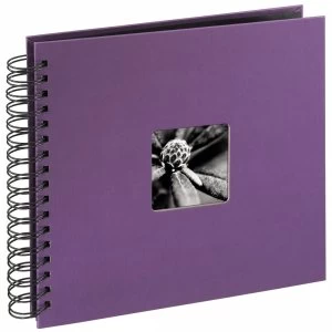 Image of Hama Fine Art Spiralbound Album 28x24cm 50 Black pages (Purple)