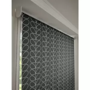 Image of Blinds Linear Stem Cool Grey Roller Blind 90 x 162cm - Orla Kiely