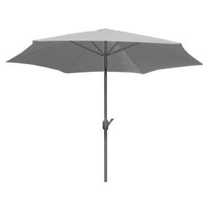 Image of Charles Bentley Market Style Parasol - Light Grey