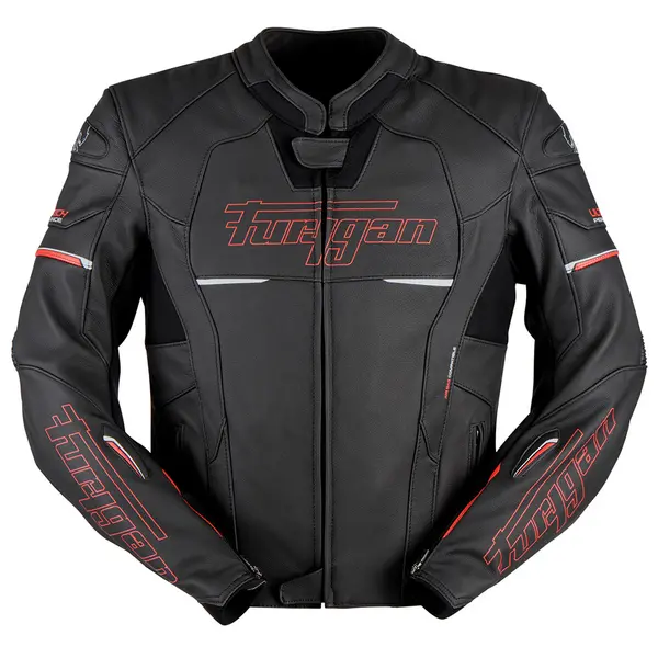 Image of Furygan Nitros Jacket Black Red Size L