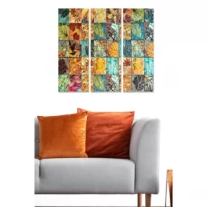 Image of MDF504664639 Multicolor Decorative MDF Painting (3 Pieces)
