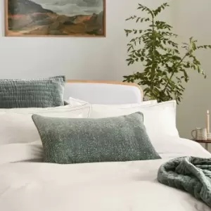Image of Bedeck of Belfast Rare Earth Soma Double Duvet Cover Set, Nettle Green