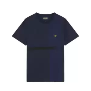 Image of Lyle and Scott Print T-Shirt Mens - Blue