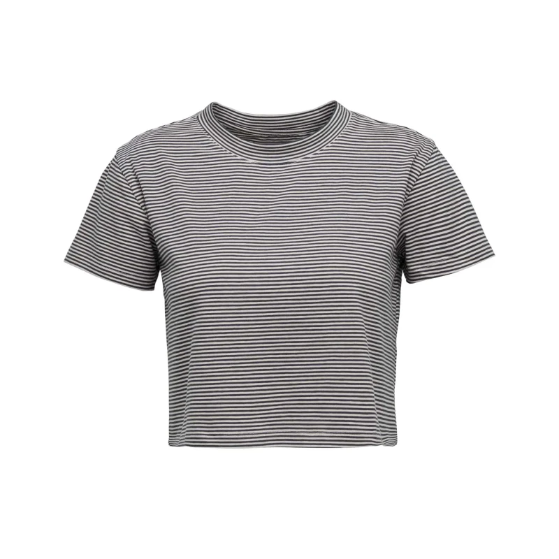 Image of Striped T-Shirt Black Diamond BD Crop Gris Female L