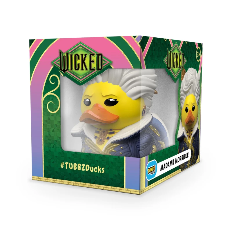 Image of TUBBZ Box-Ausgabe: Wicked for Good - Madame Morrible Cosplaying Gummiente Vinylfigur - Offizielle Sammelfigur fur Fans von Wicked Madame Morrible (Box