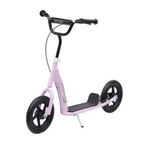 Image of HOMCOM Pink Scooter with 12" Tyres