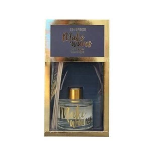 Image of Make Waves Reed Diffuser In Gift Box - Sea Breeze Scent