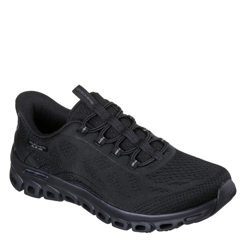Image of Skechers Womens Slip On Trainers Black female 4 (37)