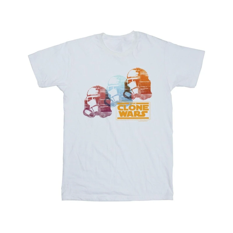 Image of Star Wars Star Wars Men Darth Vader Cotton T-Shirt in White Size: Small White S Male 5063376952170