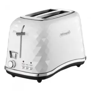 Image of DeLonghi Brillante CTJ2103.W 2 Slice Toaster