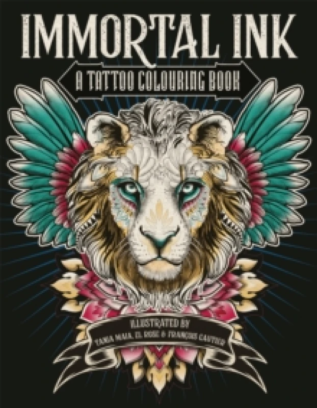 Image of Immortal Ink : A Tattoo Colouring Book Paperback / softback