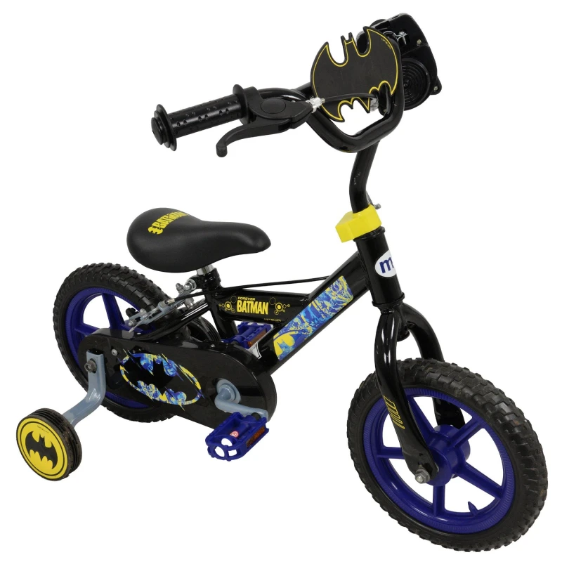 Image of Batman 12" Bike With Revver, Black M005357