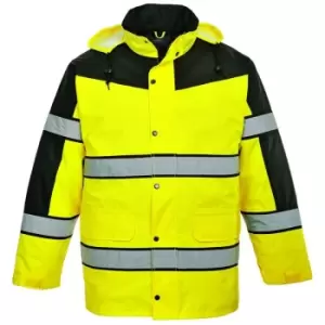 Image of Portwest S462YERM - sz M Hi-Vis Classic Two Tone Jacket - Yellow - Yellow