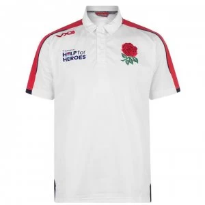 Image of VX-3 Help For Heroes England Polo Shirt Mens - White