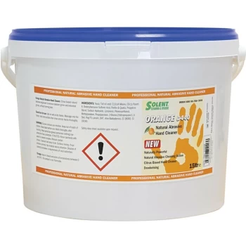 Image of Solent Orange Citrus Beaded Hand Cleaner 15LTR - Solent Cleaning