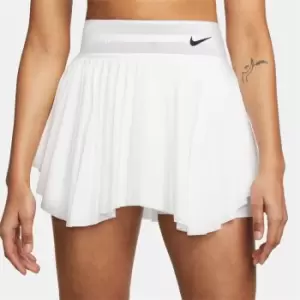 Image of Nike Court Dri-FIT Slam Womens High-Rise Skirt - White